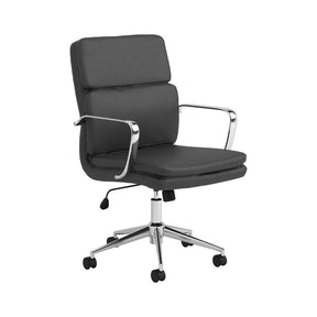 Ximena Standard Back Upholstered Office Chair Black - Half Price Furniture