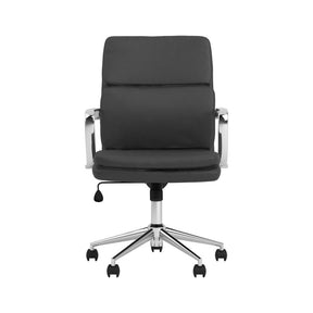 Ximena Standard Back Upholstered Office Chair Black - Half Price Furniture