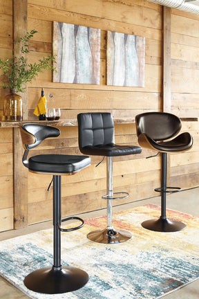 Bellatier Adjustable Height Bar Stool - Half Price Furniture