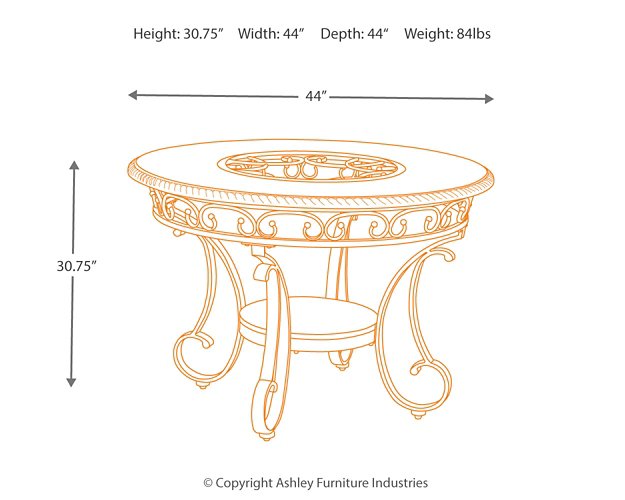 Glambrey Dining Table - Half Price Furniture