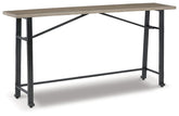 Lesterton Long Counter Table Half Price Furniture