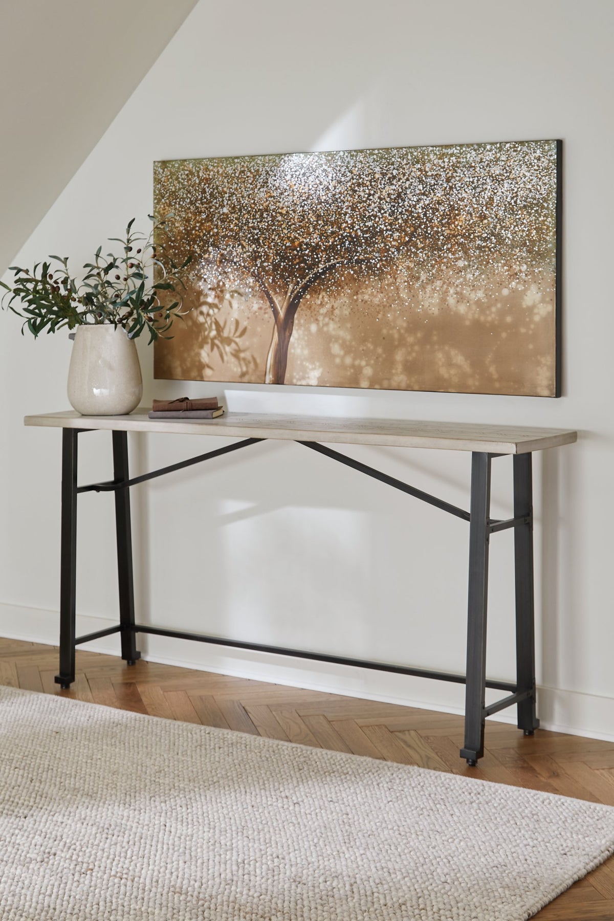 Karisslyn Long Counter Table Half Price Furniture