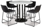 Centiar Counter Height Dining Set Half Price Furniture