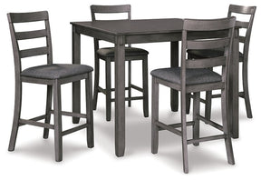 Bridson Counter Height Dining Table and Bar Stools (Set of 5) Half Price Furniture