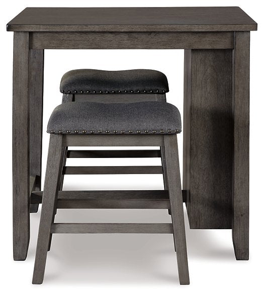 Caitbrook Counter Height Dining Table and Bar Stools (Set of 3) - Half Price Furniture