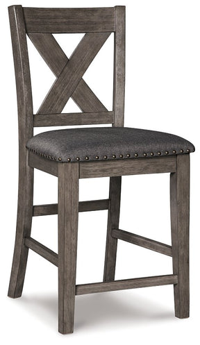 Caitbrook Counter Height Upholstered Bar Stool - Half Price Furniture