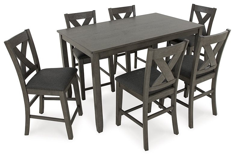 Caitbrook Counter Height Dining Table and Bar Stools (Set of 7) - Half Price Furniture