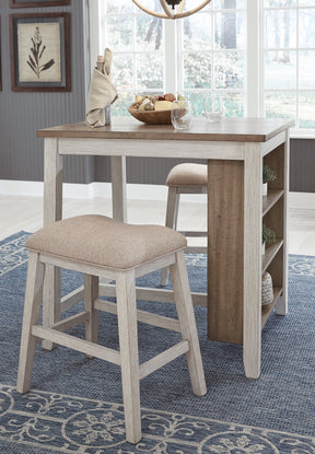 Skempton Counter Height Dining Table and Bar Stools (Set of 3) - Half Price Furniture