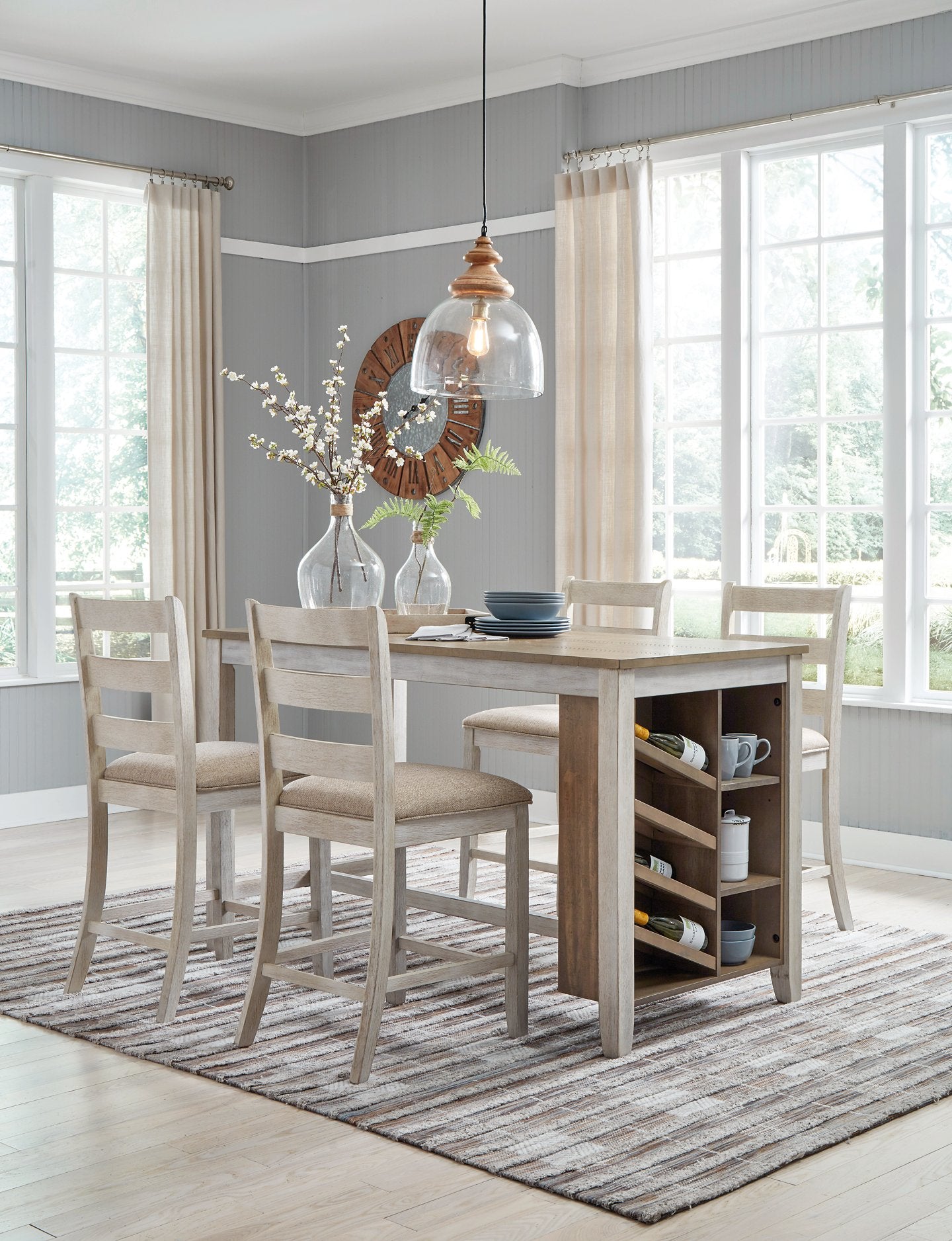 Skempton Counter Height Dining Set - Half Price Furniture