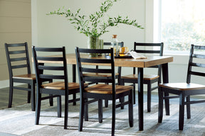 Blondon Dining Table and 6 Chairs (Set of 7) - Half Price Furniture