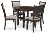 Langwest Dining Table and 4 Chairs (Set of 5)  Half Price Furniture