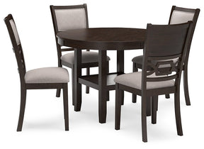 Langwest Dining Table and 4 Chairs (Set of 5) Half Price Furniture