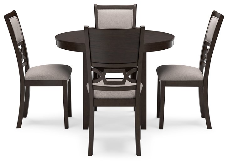 Langwest Dining Table and 4 Chairs (Set of 5) - Half Price Furniture