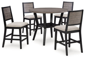 Corloda Counter Height Dining Table and 4 Barstools (Set of 5) Half Price Furniture