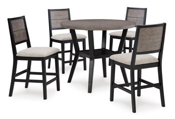 Corloda Counter Height Dining Table and 4 Barstools (Set of 5) - Half Price Furniture