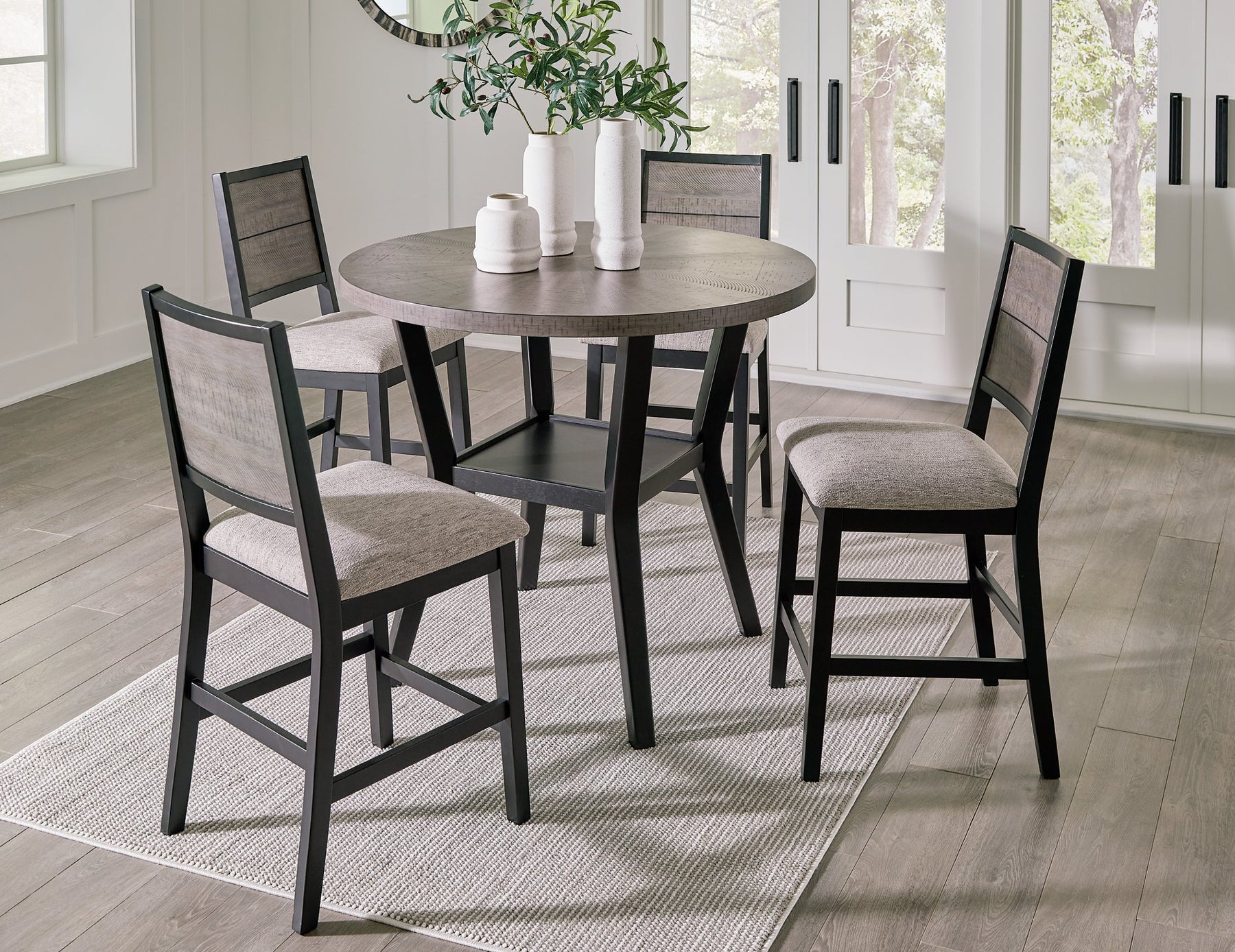 Corloda Counter Height Dining Table and 4 Barstools (Set of 5) - Half Price Furniture