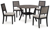 Corloda Dining Table and 4 Chairs (Set of 5) Half Price Furniture