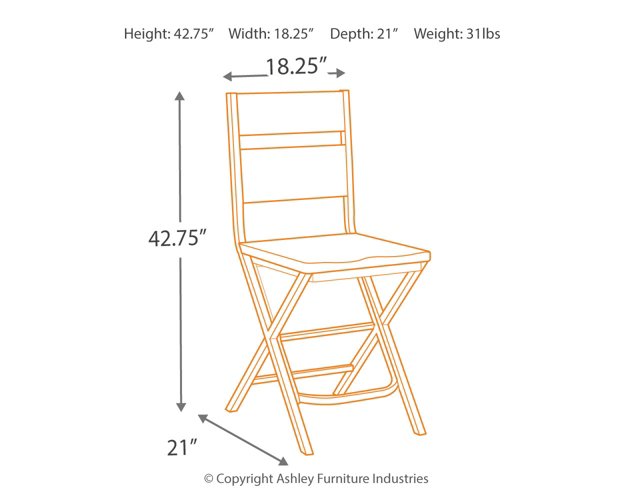 Kavara Counter Height Bar Stool - Half Price Furniture