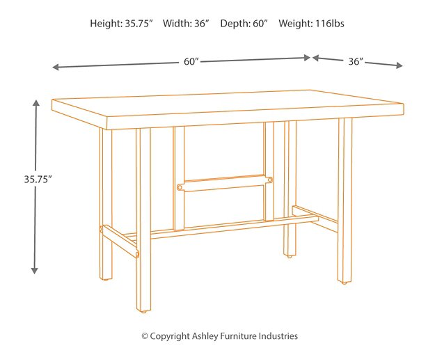 Kavara Counter Height Dining Set - Half Price Furniture