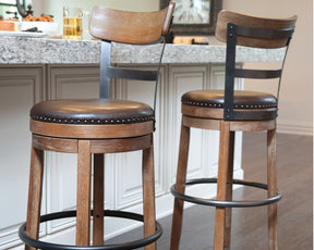 Pinnadel Bar Height Bar Stool - Half Price Furniture