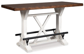 Valebeck Counter Height Dining Table Half Price Furniture