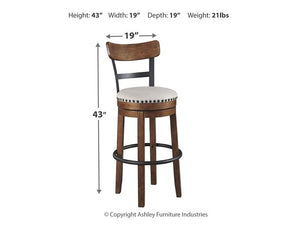 Valebeck Bar Height Bar Stool - Half Price Furniture