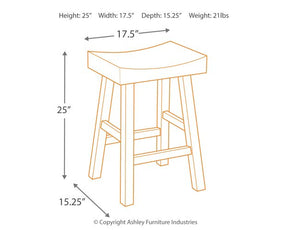 Glosco Counter Height Bar Stool - Half Price Furniture