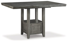 Hallanden Counter Height Dining Extension Table Half Price Furniture