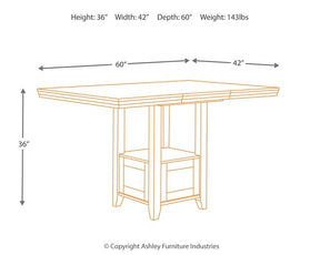 Ralene Counter Height Dining Set - Half Price Furniture