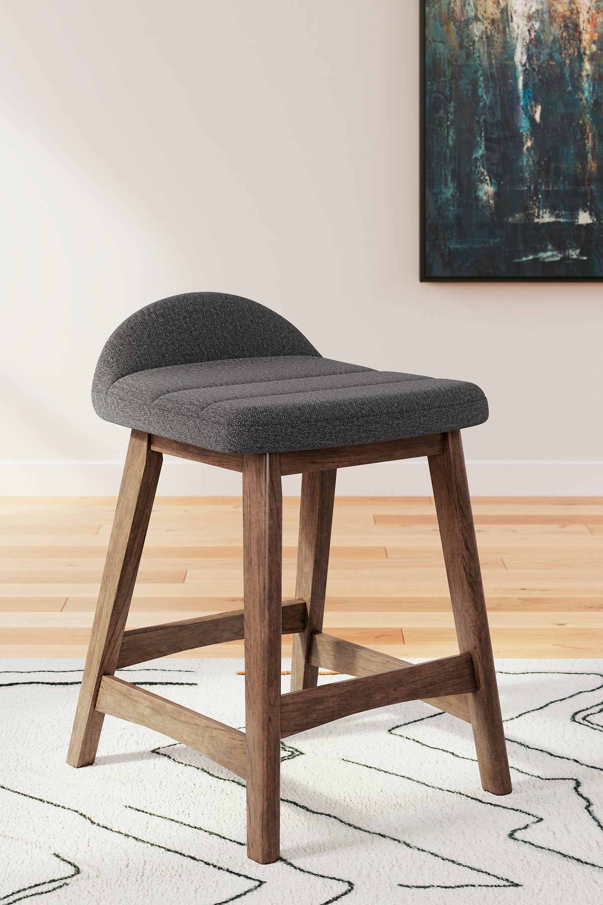 Lyncott Counter Height Bar Stool - Half Price Furniture