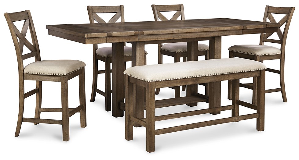 Moriville Counter Height Dining Set - Half Price Furniture