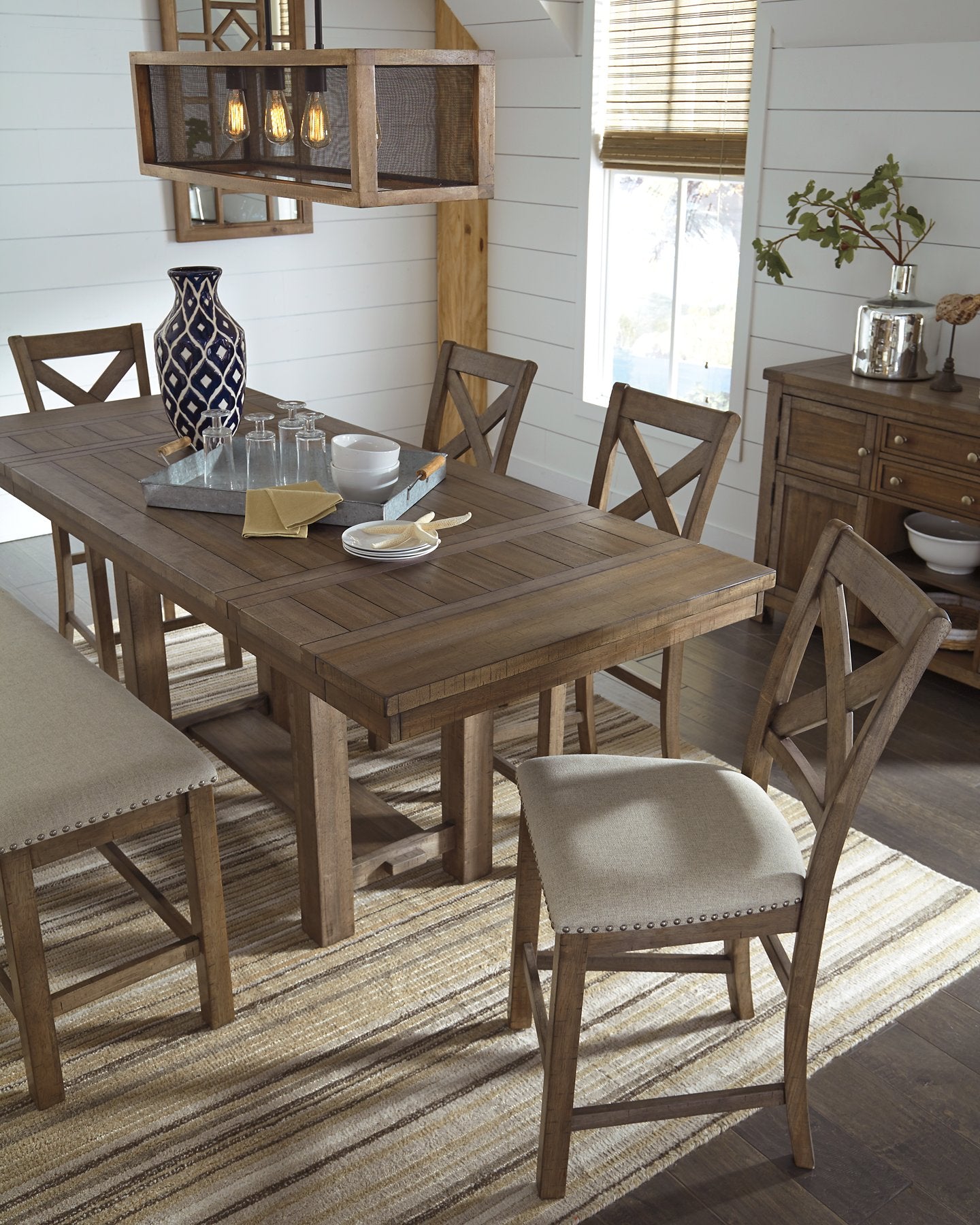 Moriville Counter Height Dining Set - Half Price Furniture