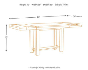 Moriville Counter Height Dining Set - Half Price Furniture