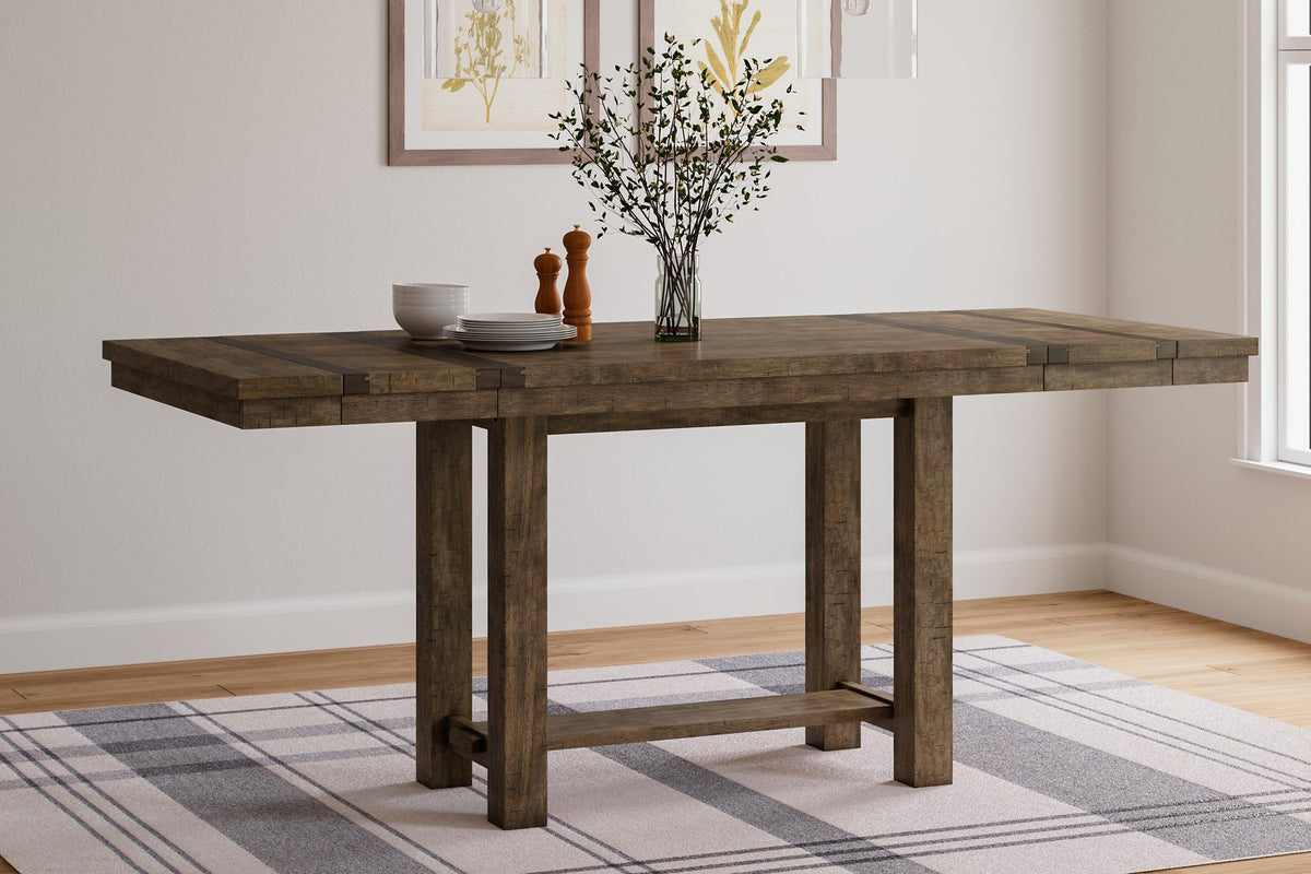 Moriville Counter Height Dining Extension Table  Half Price Furniture