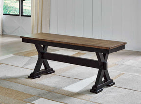 Wildenauer 50" Dining Bench Half Price Furniture