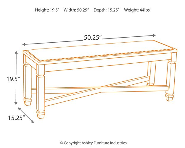 Bolanburg Dining Bench - Half Price Furniture