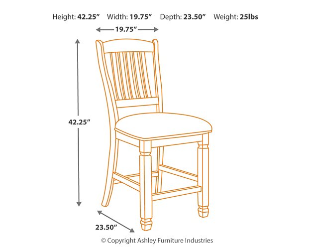 Bolanburg Bar Stool Set - Half Price Furniture