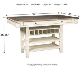 Bolanburg Counter Height Dining Table - Half Price Furniture