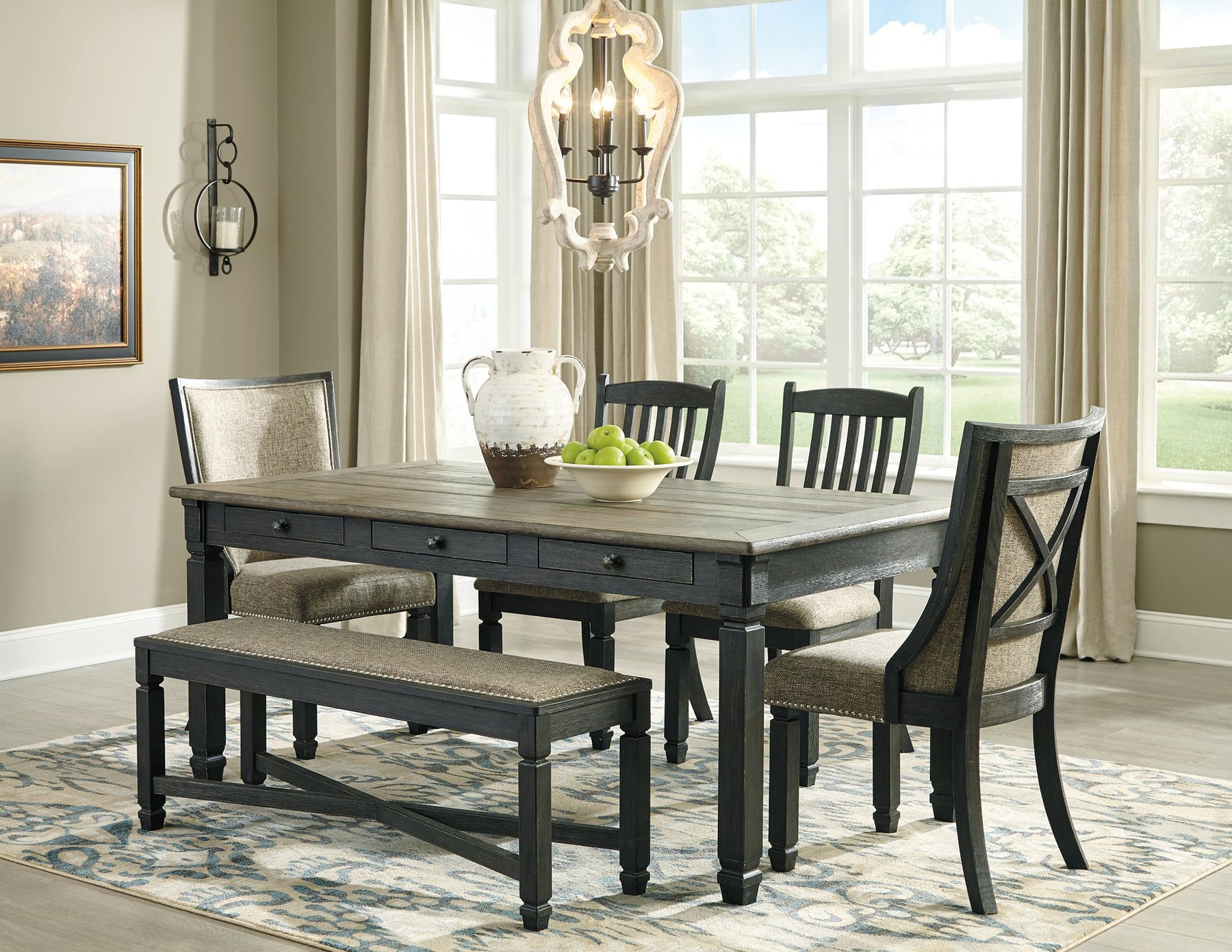 Tyler Creek Dining Bench - Half Price Furniture