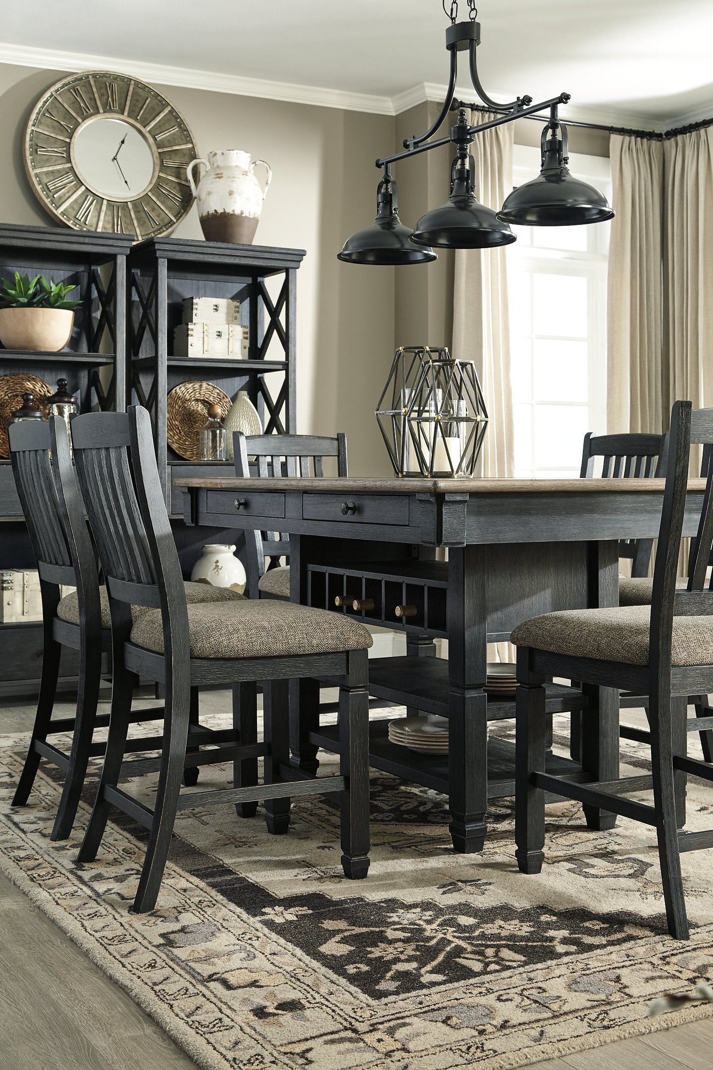 Tyler Creek Counter Height Dining Set - Half Price Furniture