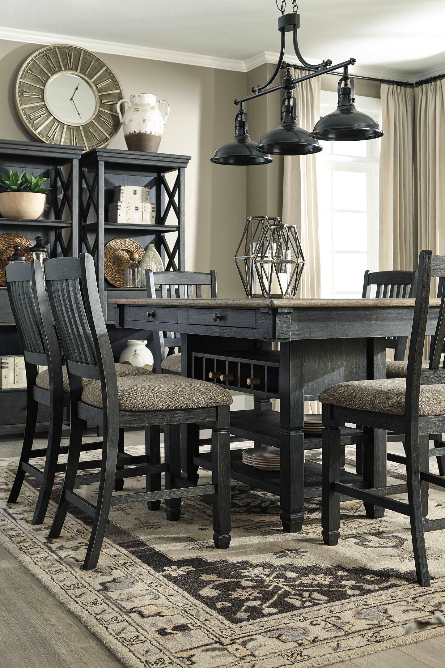 Tyler Creek Counter Height Dining Set - Dining Room Set - Half Price Furniture