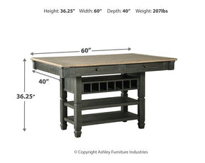 Tyler Creek Counter Height Dining Table - Half Price Furniture