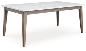 Loyaska Dining Table Half Price Furniture