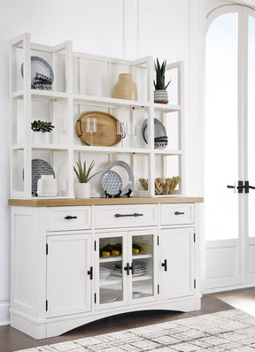 Ashbryn Dining Server and Hutch  Half Price Furniture