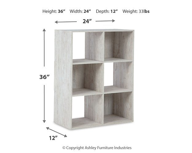 Paxberry Six Cube Organizer - Half Price Furniture