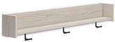 Socalle Wall Mounted Coat Rack with Shelf Half Price Furniture