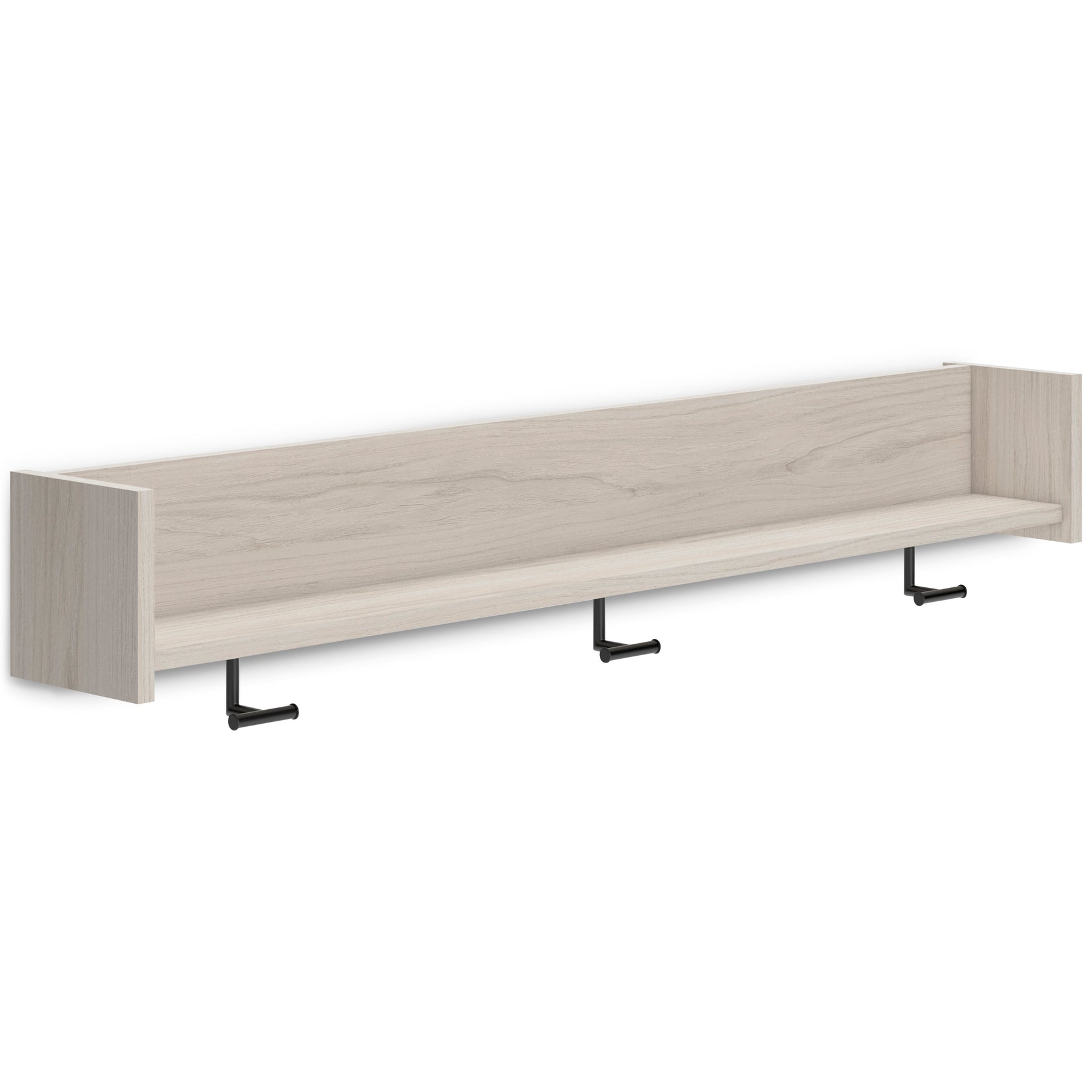 Socalle Wall Mounted Coat Rack with Shelf - Half Price Furniture