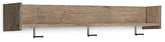 Oliah Wall Mounted Coat Rack with Shelf Half Price Furniture