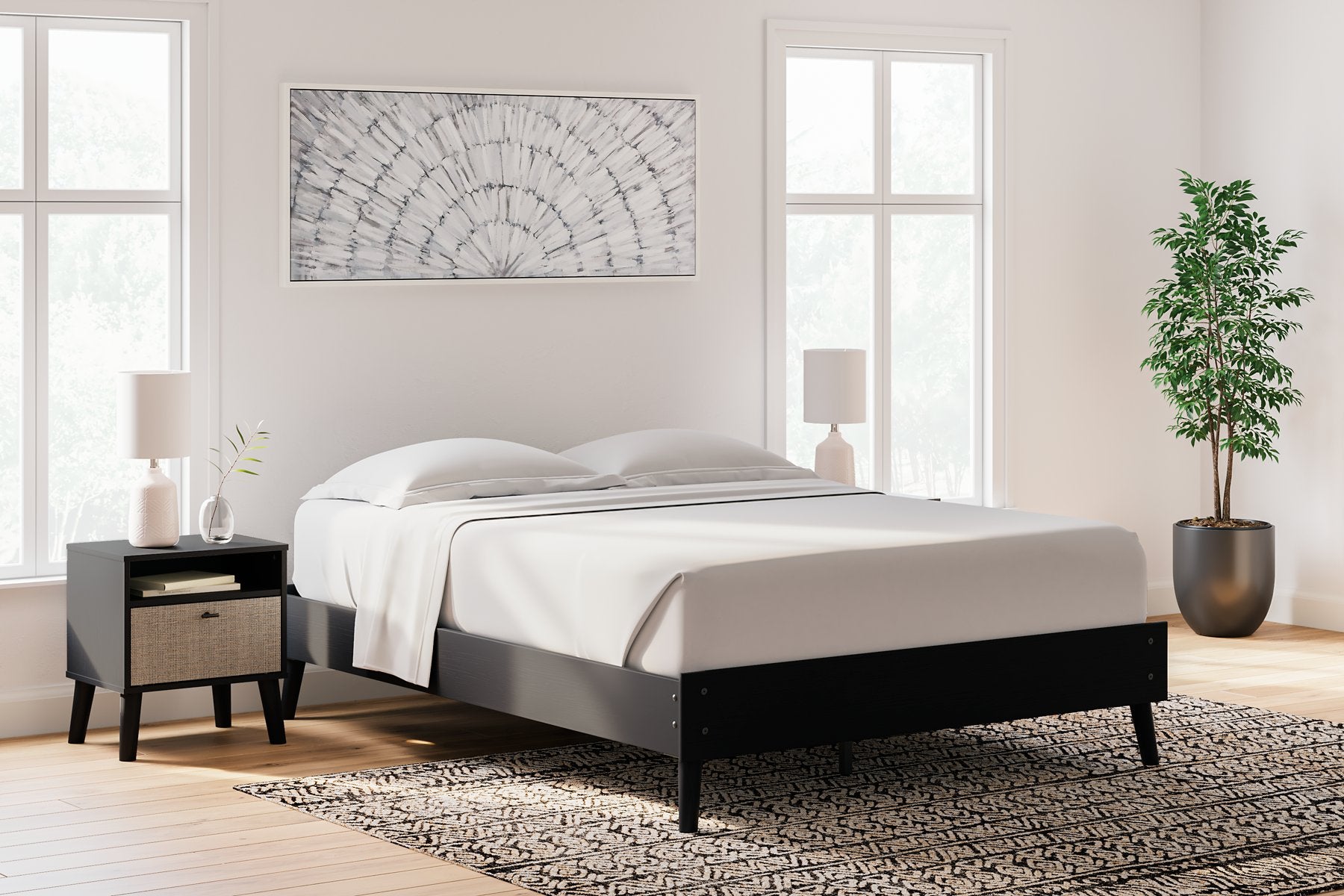 Charlang Bed and Mattress Set - Half Price Furniture