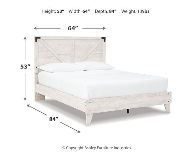 Shawburn Crossbuck Panel Bed - Half Price Furniture